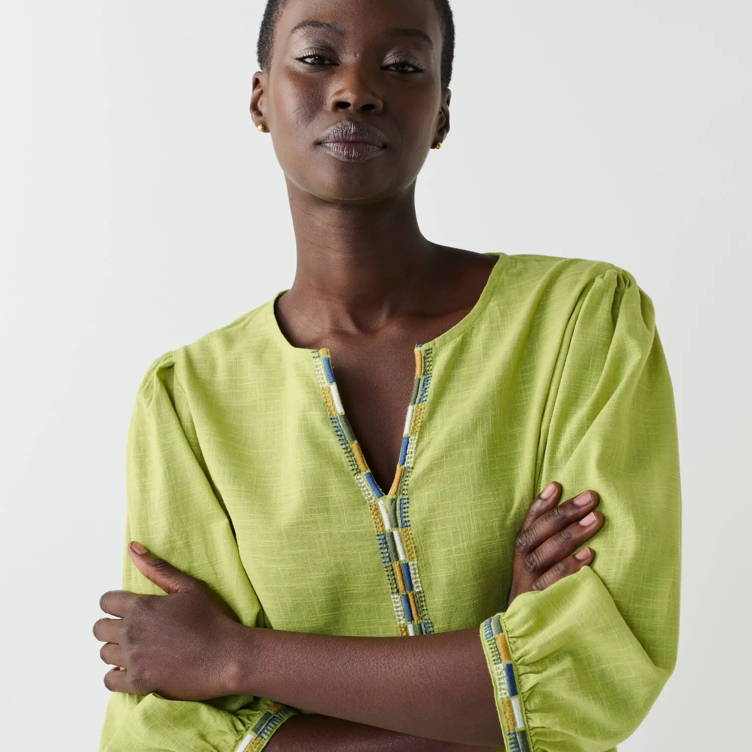 Žltozelená blúzka