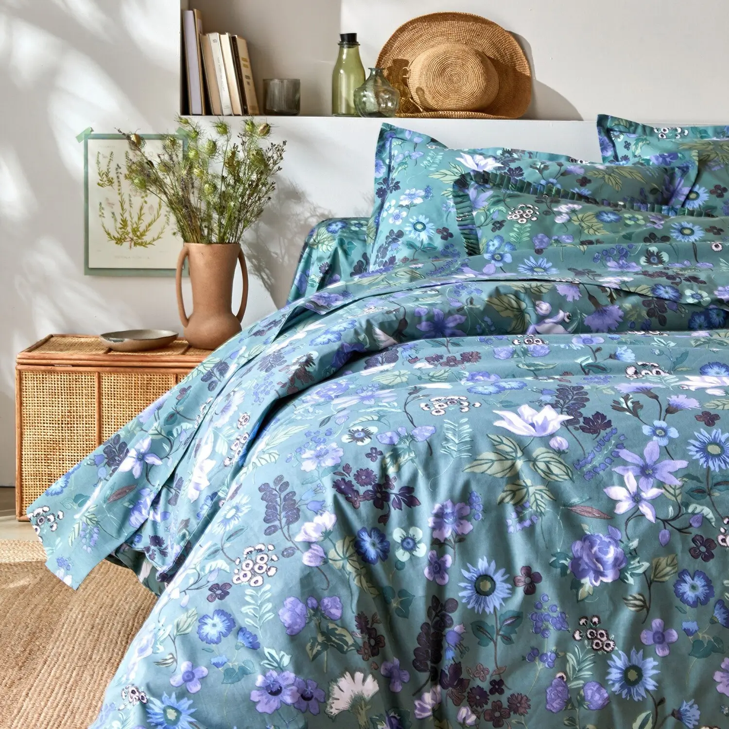 Obliečky so vzorom kvetín